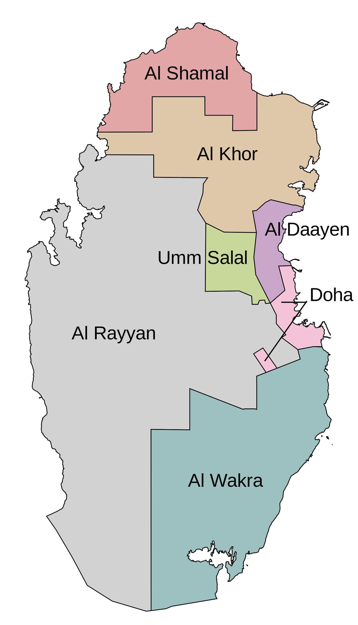 Peta qatar kota