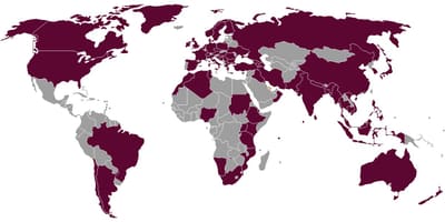 Qatar airlines destinasi peta