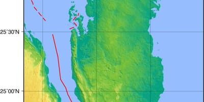 Peta qatar geografi