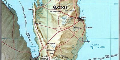 Peta qatar fizikal