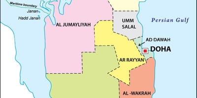Peta qatar rantau